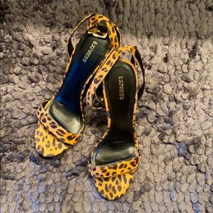 Express Cheetah Heels